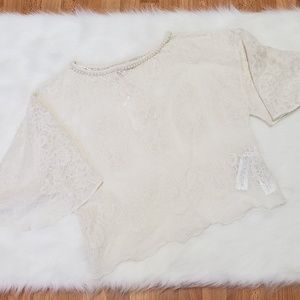 Zara Basic Lace Top